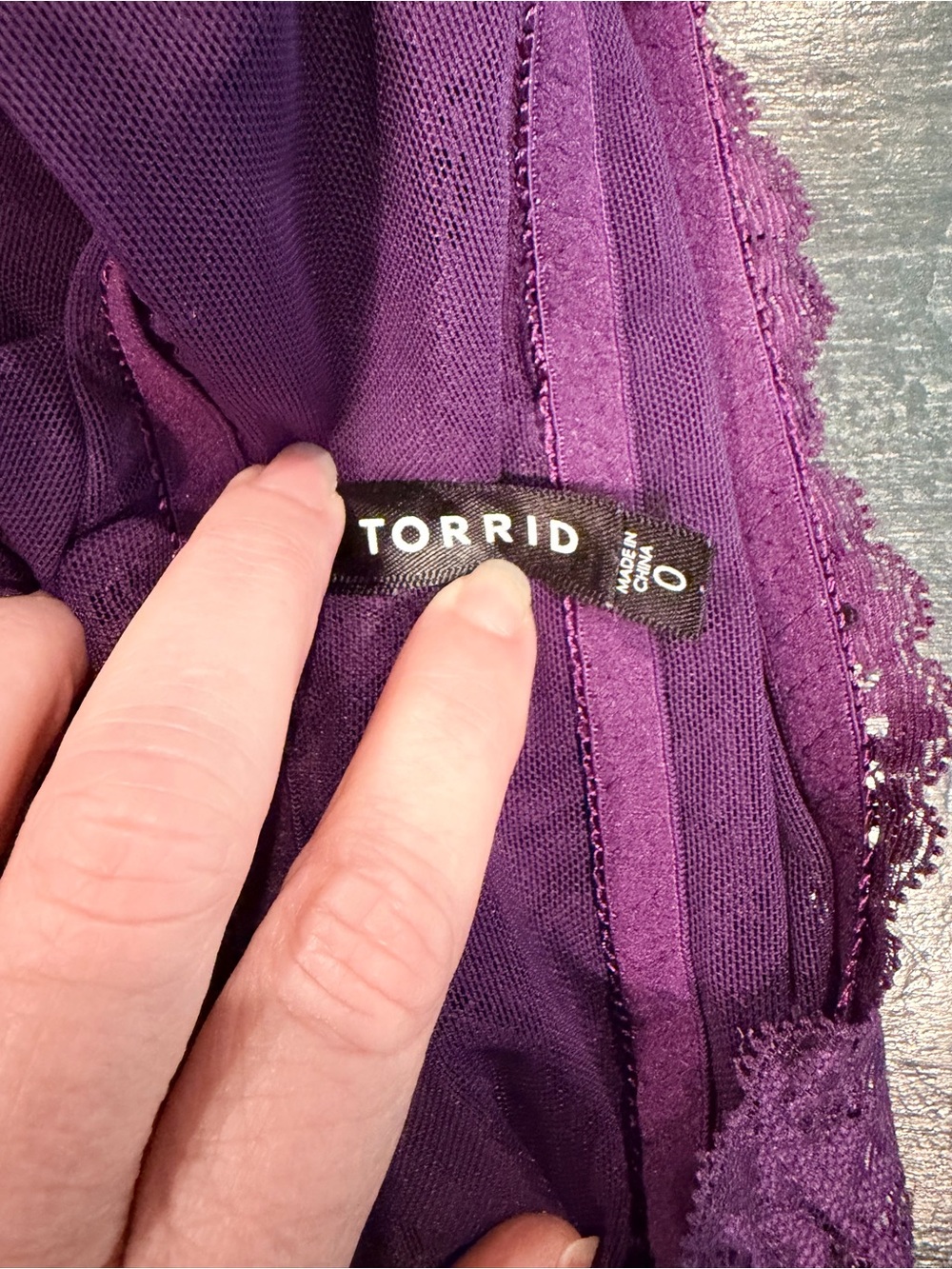 Torrid Unlined Lace Racerback Bralette - Picture 4 of 6